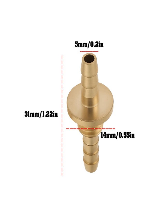 SING F LTD RC Fuel Tank Nipple Straigth Barb Hose Outlet Suitable for 3-5 mm Silicon Tube - Image 4